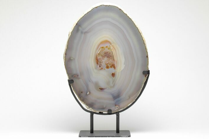 Agate Slab on Metal Base - Brazil #206945